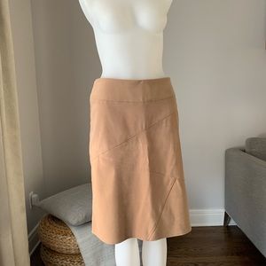 Suede skirt
